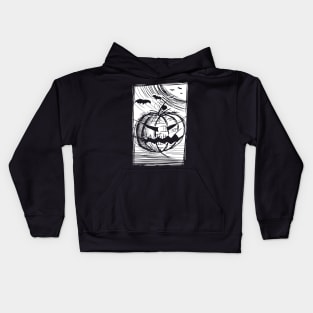 Halloween Pumpkin Kids Hoodie